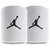 Напульсник Nike Jordan JumpMan Wristbands 2PK Black/White белый (J.KN.01.101.OS), Цвет: Белый