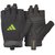 Перчатки для зала Adidas Essential Training Gloves черный/зеленый S (ADGB-15001GN), Размер: S, Цвет: Чёрный/Зелёный