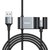 Кабель Baseus Combo USB to Lightning/2USB Special Data Cable for Backseat 1.5m, 3A черный (000005098), изображение 4
