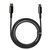 Кабель Baseus Type-C to Lightning Tungsten Gold Fast Charging 2m, 20W, PD черный (CATLWJ-A01)