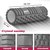 Массажный роллер PowerPlay 4404 Massage Roller 45x14 см Серый (PP_4404_Grey), Цвет массажёра : Серый, изображение 3