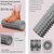 Массажный роллер PowerPlay 4405 EVA Massage Roller 33x12 см Серый (PP_4405_Grey), Цвет массажёра : Серый, изображение 3