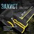 Боксерські рукавички PowerPlay 3021 Ukraine Чорний/Жовтий 10 ун (PP_3021_10oz_Black/Yellow), Вага: 10 унцій, Колір: Чорний/Жовтий, зображення 7