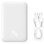 Повербанк Baseus Magnetic Mini Air Wireless Fast Charge 6000 mAh 20W White (P10059002223-00), изображение 4