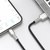 Кабель Baseus Lightning Cafule Series Metal Data Cable 1m, 2.4A Black (CALJK-A05), изображение 2