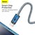Кабель Baseus Lightning Dynamic Series Fast Charging Data Cable 1m, 2.4A Grey (CALD000416), изображение 5