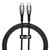 Кабель Baseus Type-C to Type-C Glimmer Series Fast Charging Data Cable 1m, 100W/5A Black (CADH000701)