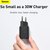 Зарядное устройство Baseus Super si quick charger IC 1Type-C, 3A/30W, PD/QC Black (CCSUP-J02), изображение 4