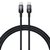 Кабель Baseus Discolor Series Fast Charging Cable USB-C to USB-C 100W, 1m Black (P10374902111-00)
