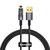 Кабель Baseus Lightning Explorer Series Auto Power-Off Fast Charging Data Cable 1m, 2.4A Black (CATS000401)