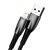 Кабель Baseus Lightning Glimmer Series Fast Charging Data Cable 2m, 2.4A Black (CADH000301), изображение 2