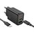 Зарядний пристрій HOCO Gentle charger N61 (Type-C to Type-C set) 1USB/1Type-C, 20W/3A, PD/QC Black (6942007644273), Колір: Black