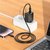 Зарядний пристрій HOCO Type-C to Lightning Cable Puerto single-port charger set CS24A 1Type-C, 25W/3A Black (6942007639767), зображення 4