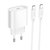 Зарядное устройство HOCO Type-C to Type-C, 1Type-C, 3A/20W, PD/QC White (6942007656672), изображение 3