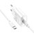 Зарядное устройство HOCO Type-C to Type-C, 1Type-C, 3A/20W, PD/QC White (6942007656672), изображение 2
