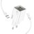 Зарядное устройство HOCO Type-C to Type-C cable Glorious N46 1USB/1Type-C, 20W/3A, PD/QC White (6942007635349), изображение 2
