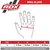 Перчатки для ММА RDX F17 Grappling Gloves Aura Black/Blue L (GGR-F17BU), Размер: L, Цвет: Чёрный/Синий, изображение 5