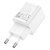 Зарядний пристрій HOCO Charm charger C147A 1USB/1Type-C, 20W/3A, PD/QC White (6942007630276), зображення 2