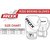 Дитячі боксерські рукавички RDX 4B Robo Kids White/Black 6 ун. JBG-4B-6oz (1_10114), Вага: 6 унцій, Колір: Чорний/Білий, зображення 7
