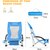 Раскладное кресло KingCamp High backed beach chair blue KC1901, изображение 2