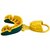 Капа для бокса OPRO Junior Silver Green/Gold (art.002190003), Цвет: Зелёный/Жёлтый, изображение 5