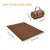 Пикниковый коврик KingCamp ELSA BEIGE/COFFEE KP2011, изображение 3