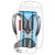 Рюкзак Ferrino Transalp 100 Blue/Yellow 928057, Цвет: Голубой/Жёлтый, изображение 4