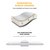 Самонадувний матрац KingCamp Premium Double Light grey / Charcoal KM1901, зображення 4