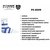 Бандаж на голеностоп Power System PS-6009 Blue/White S/M (PS-6009_S/M_White-Blue), Размер: S/M, Цвет: Белый/Синий, изображение 4