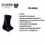 Бандажи на голеностоп Power System PS-6022 Black/Blue XL (PS_6022_XL_Black/Blue), Размер: XL, Цвет: Blue/Black, изображение 5