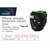 Боксерський шлем PowerPlay 3068 PU + Amara черно-зеленый XS (PP_3068_XS_Black/Green), изображение 9