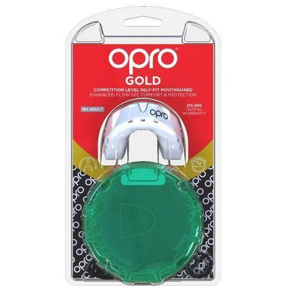 Капа для боксу OPRO Gold Series White/Mintl (art.002226006), зображення 2