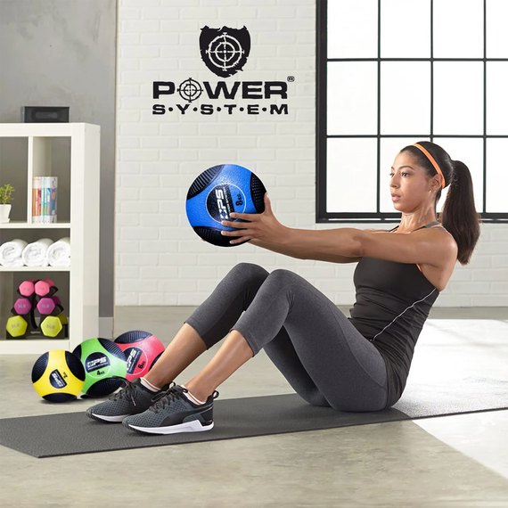 Медицинбол Medicine Ball Power System PS-4136 6кг (4136RD-0), Вес: 6 кг, изображение 4