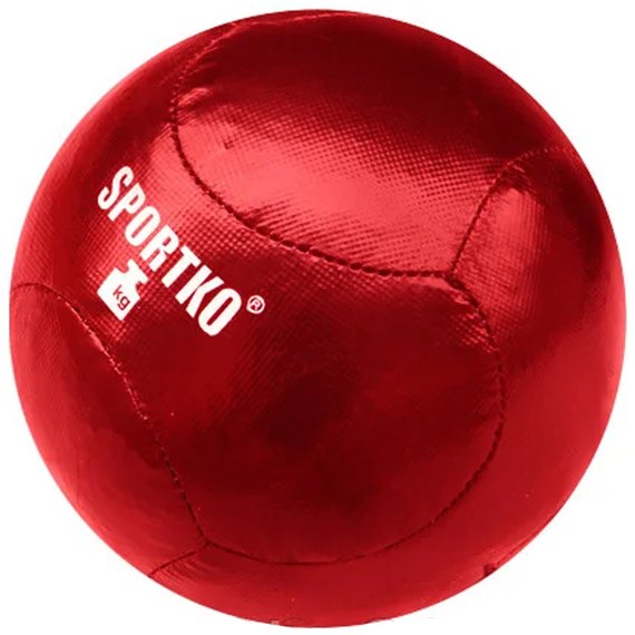 Медицинбол Sportko ПВХ 6кг червоний МБП6, Колір: Червоний