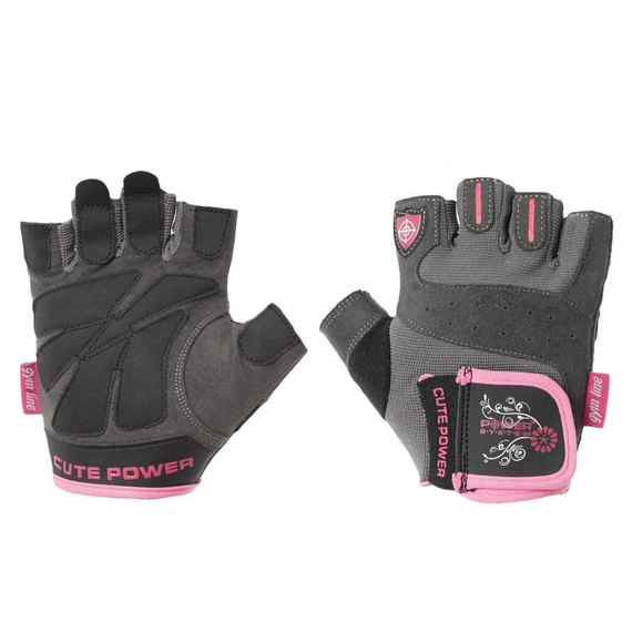 Перчатки для фитнеса Power System PS-2560 Pink S (PS-2560_S_Pink), Размер: S, Цвет: Серый/Розовый, изображение 3