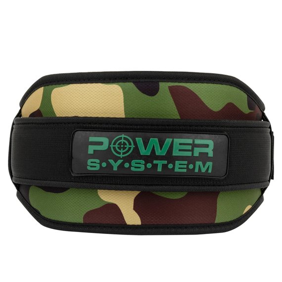 Пояс для важкої атлетики Power System PS-3230 (Неопрен) Камуфляж XL (PS_3220_XL_Camo), Розмір: XL, зображення 3
