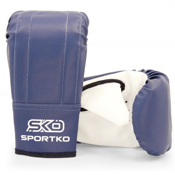 Снарядні рукавички Sportko сині Перч ПД3, Розмір: S/M, Колір: Синій/Білий