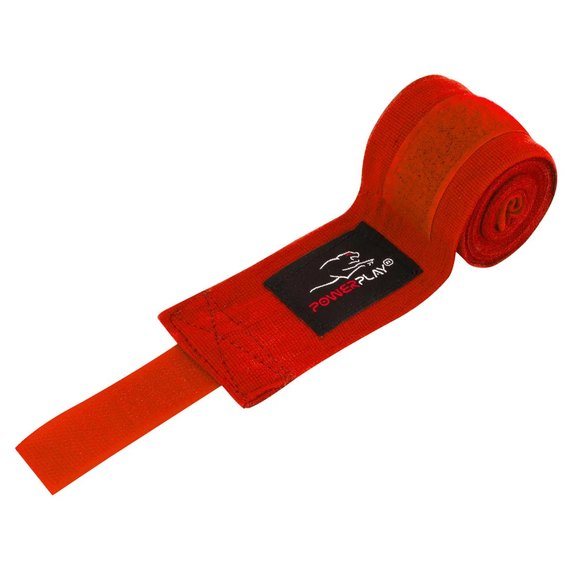 Бинты для бокса PowerPlay 3046 красные 2.5м (PP_3046_2.5m_Red), Цвет: Красный, изображение 5