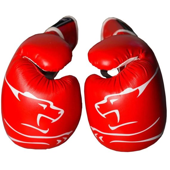 Боксерские перчатки PowerPlay 3018 Красные 10 ун (PP_3018_10oz_Red), Вес: 10 унций, Цвет: Красный, изображение 4