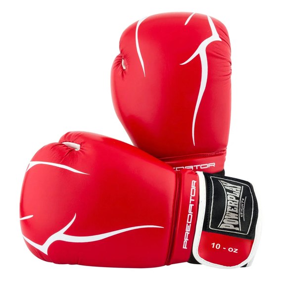 Боксерские перчатки PowerPlay 3018 Красные 10 ун (PP_3018_10oz_Red), Вес: 10 унций, Цвет: Красный, изображение 9