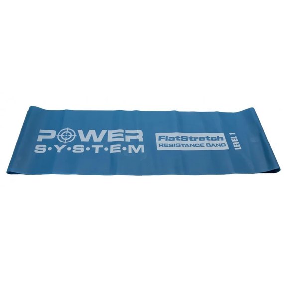 Еспандер-стрічка Power System PS-4121 Flat Stretch Band Level 1 Blue (PS_4121_Blue), Навантаження: 2.5 кг, зображення 4