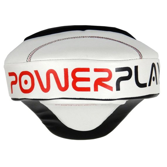 Лапы боксерские PowerPlay 3042 черно-белые PU [пара] (PP_3042), изображение 6