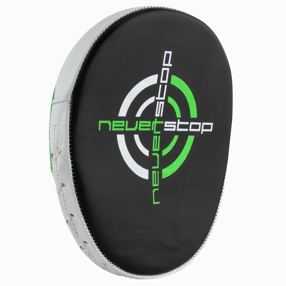 Лапи Боксерський PowerPlay 3073 чорно-зелені PU [пара] (PP3073_Black / Green), зображення 2