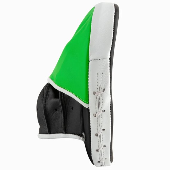 Лапи Боксерський PowerPlay 3073 чорно-зелені PU [пара] (PP3073_Black / Green), зображення 3