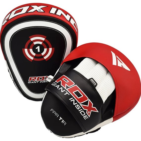 Лапы боксерские RDX Gel Focus Red (179_11001), изображение 2