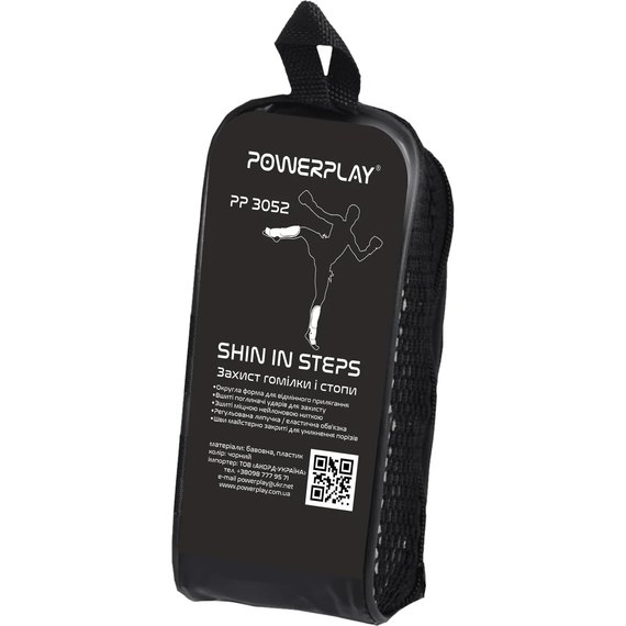 Защита голени и стопы PowerPlay 3052 черно-красный S (PP_3052_S_Black_Red), Размер: S, Цвет: Красный/Чёрный, изображение 5