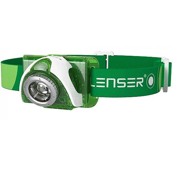 Налобный фонарь LedLenser SEO 3 Green (коробка), 100/15 (6003), Цвет: Зелёный