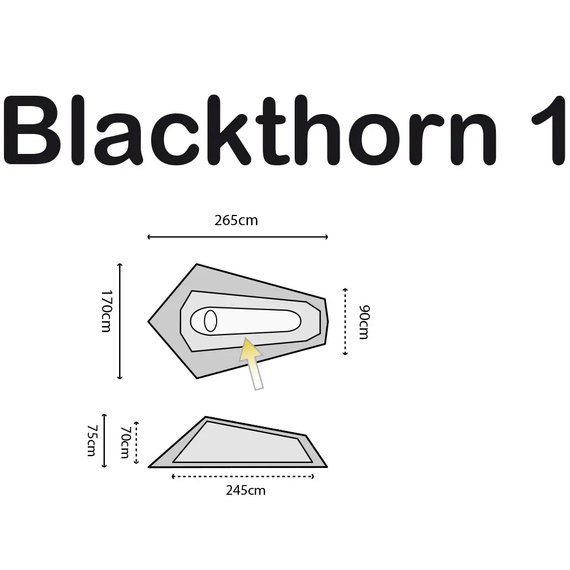 Палатка Highlander Blackthorn 1 Hunter Green (TEN131-HG) 925509, Цвет: Зелёный, изображение 2