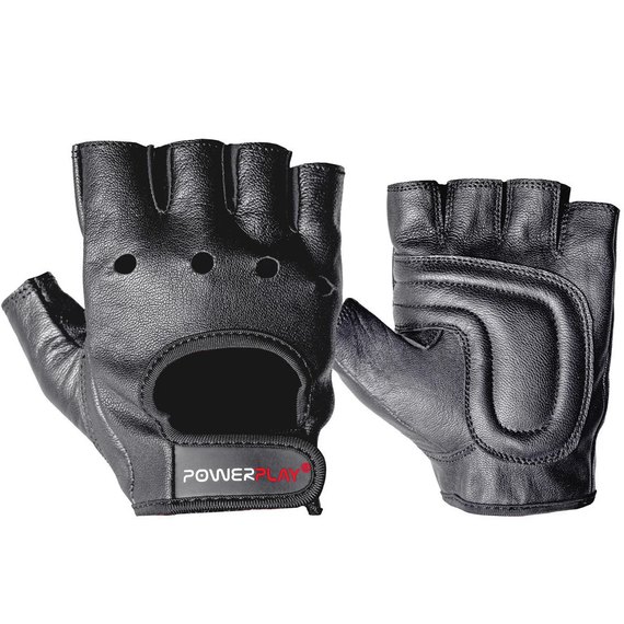 Рукавички для залу PowerPlay 1572 чорні S (PP_1572_S_Black), Розмір: S, Колір: Чорний