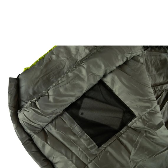 Спальный мешок Tramp Hiker Compact кокон правый TRS-051С-R, Сторона застежки: Правая, Цвет : Green/Grey, изображение 10